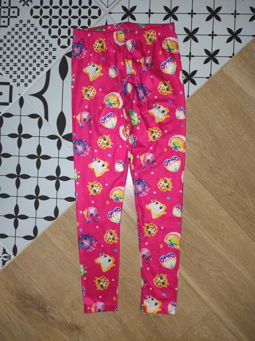 Prześliczne leginsy Shopkins rozmiar 122/128 cm