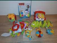 Zestaw zabawek Fisher-Price Pad +telefon +kostka +spirala +książeczka