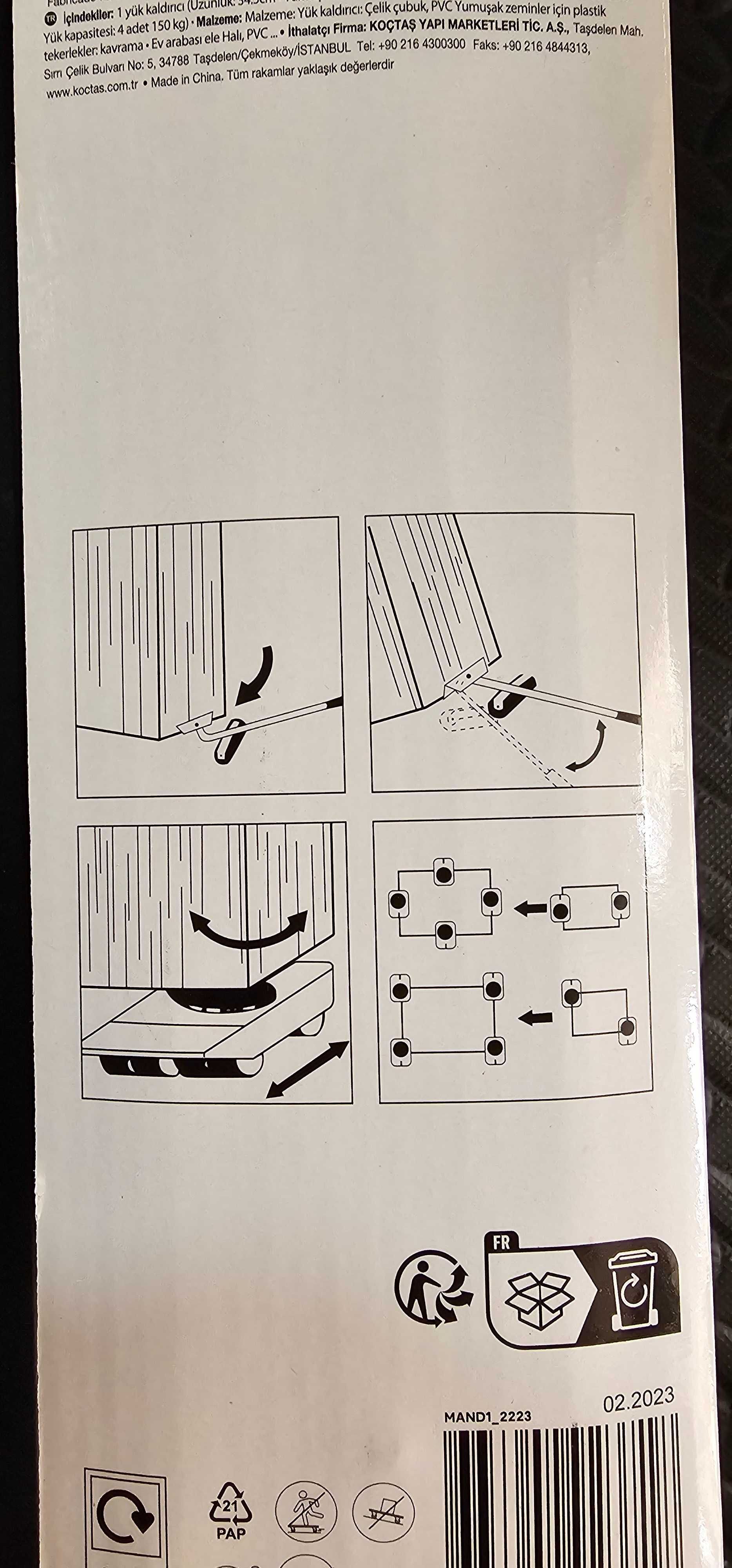 Conjunto de manipulação móveis