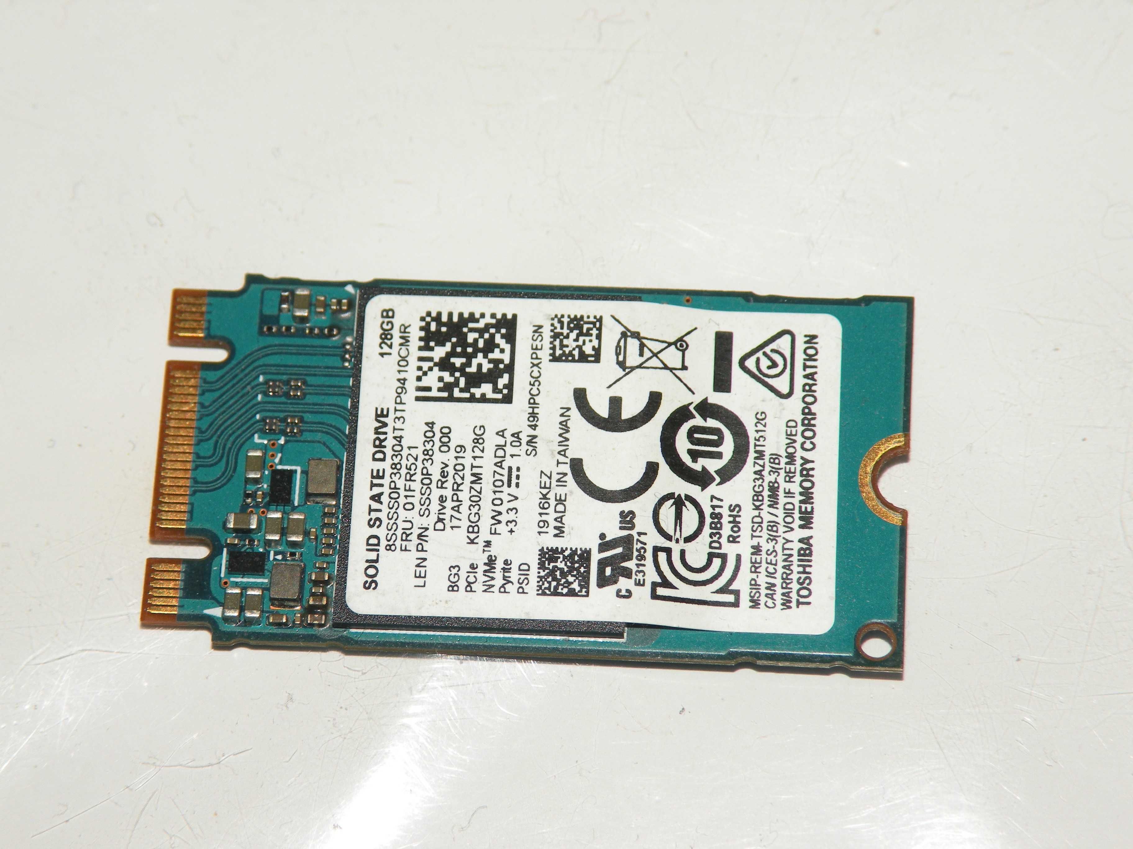Dysk SSD 128GB -  M.2  NVMe   Zabrze - Rokitnica