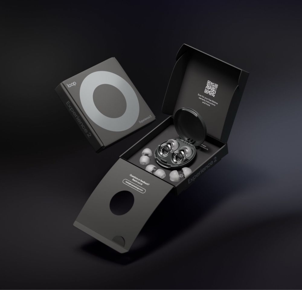 Stopery Zatyczki do uszu LOOP EXPERIENCE PLUS 2 Silver