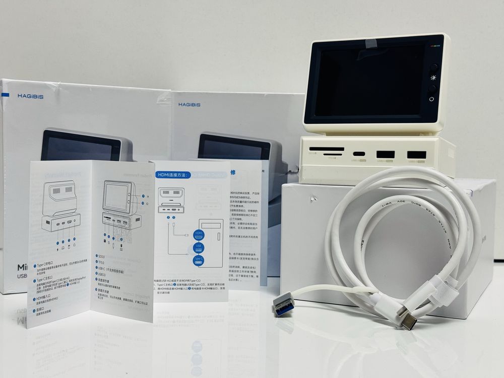 Новий Міні-екран Hagibis 3,5" IPS USB-C і HDMI AIDA64 (960x640)