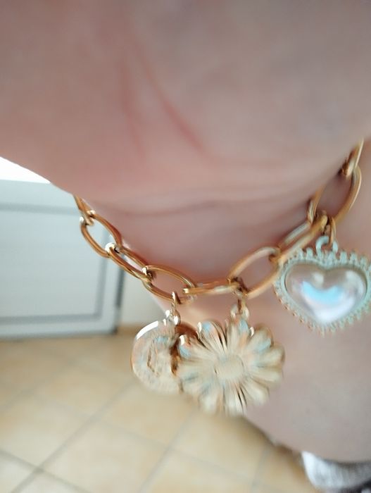 Pulseira aço inoxidável