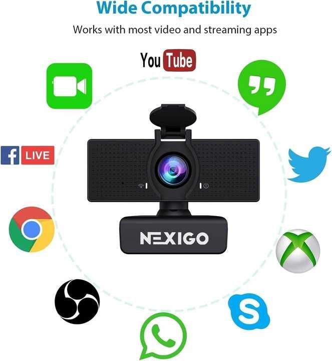 Kamera internetowa NexiGo N60 1080p Full HD
