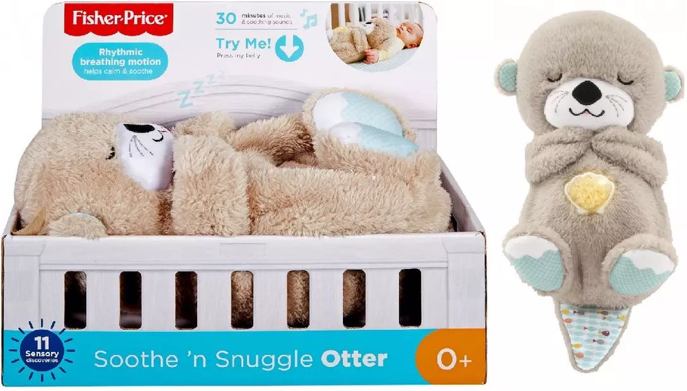 Fisher-Price. FXC66 Przytulanka-usypianka wydra