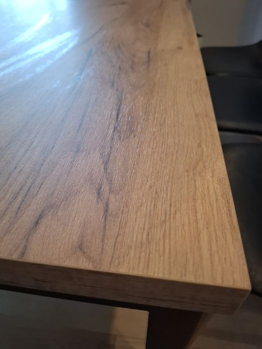 Stół do kuchni jadalni dąb craft złoty solidny