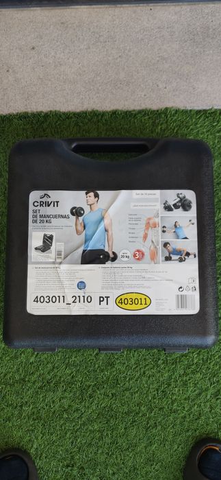 Conjunto de halteres (até 20kg)