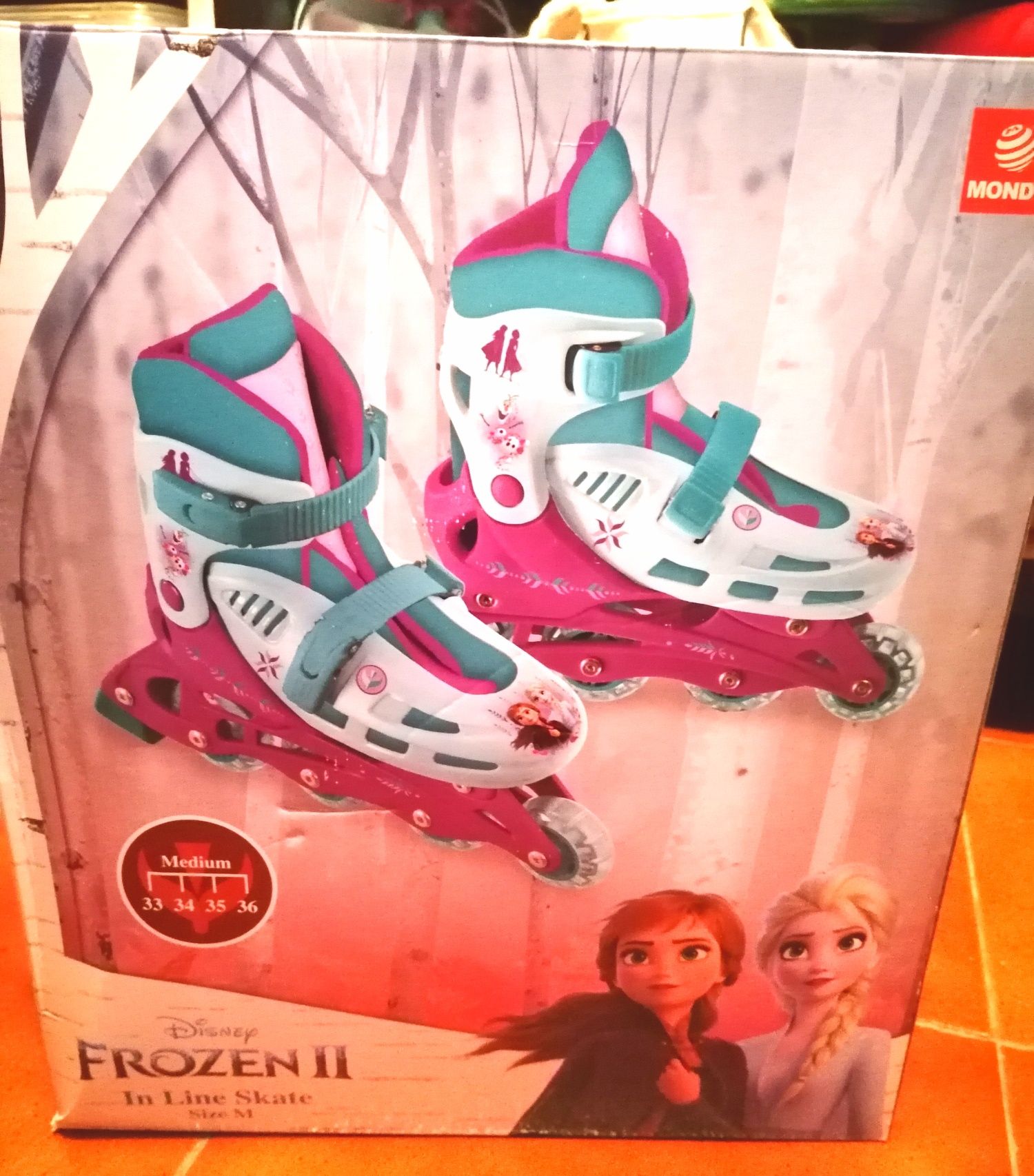 Patins em Linha Frozen 2