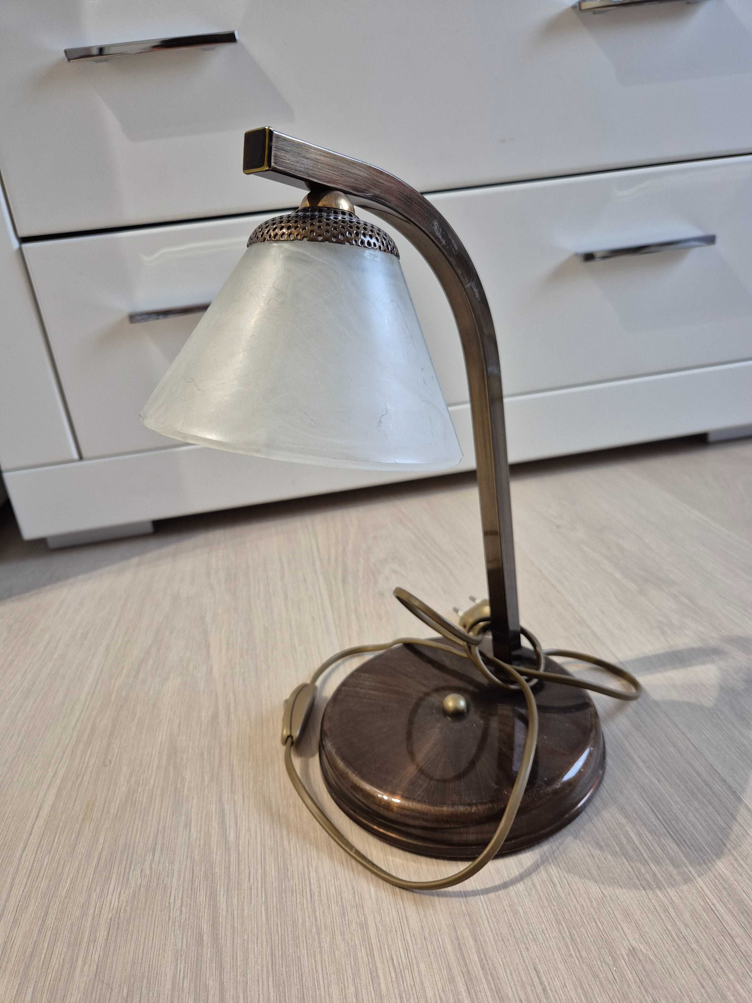 Lampa sufitowa, żyrandol, 4 klosze+ lampa na biurko