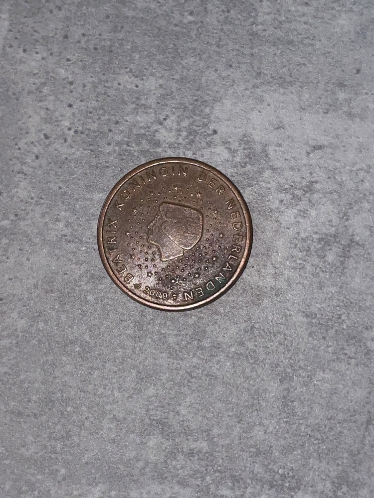 5 euro cent centów moneta kolekcjonerska 2000 A Holandia