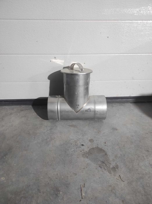 Trójnik aluminiowy z pokrywą / wyczystka kominowa – solidne wykonanie