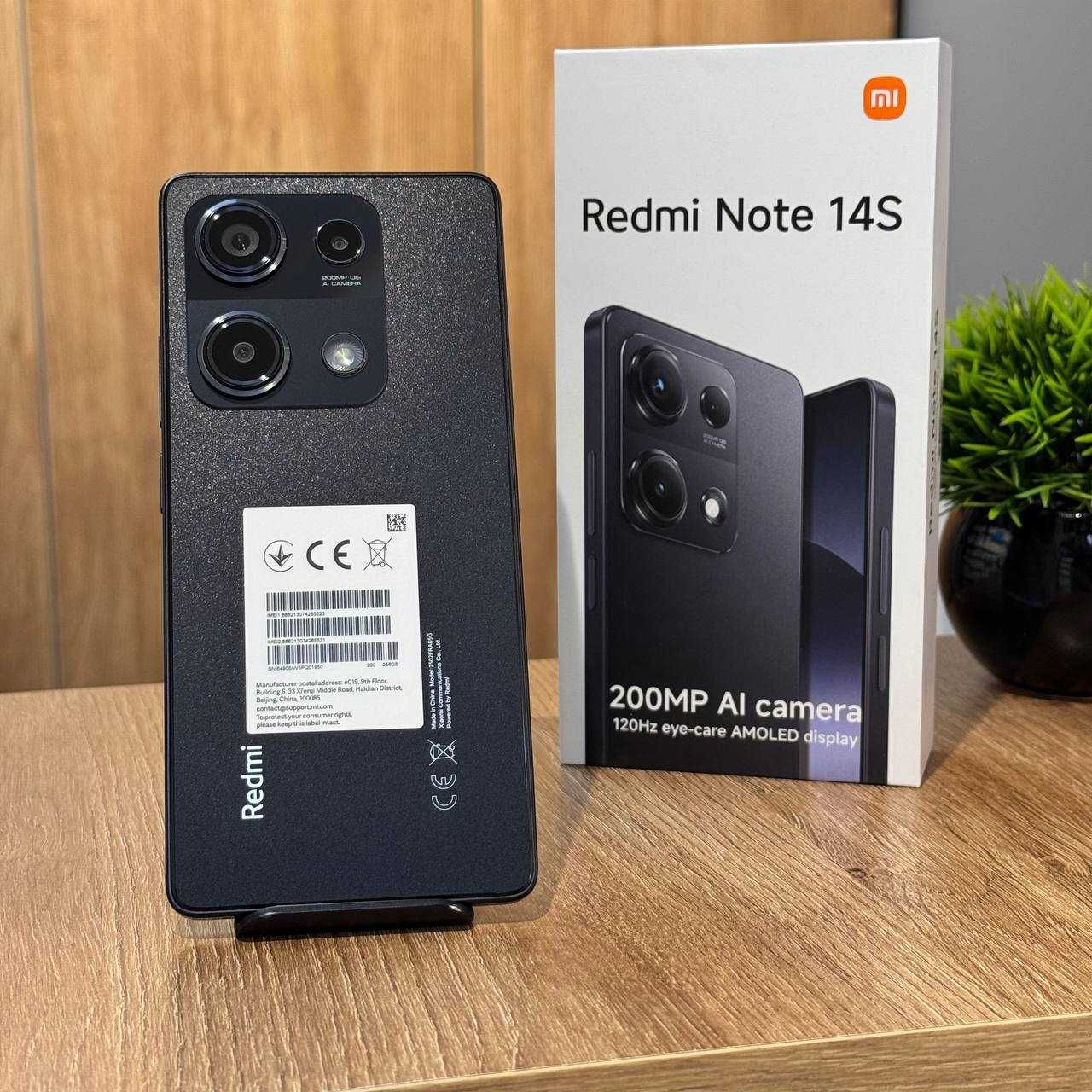 Мобільний телефон Xiaomi Redmi Note 14S 8/256GB Black Смартфон
