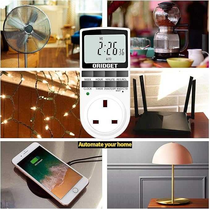 М19) Розетки електричні з таймером, комплект 2 шт.