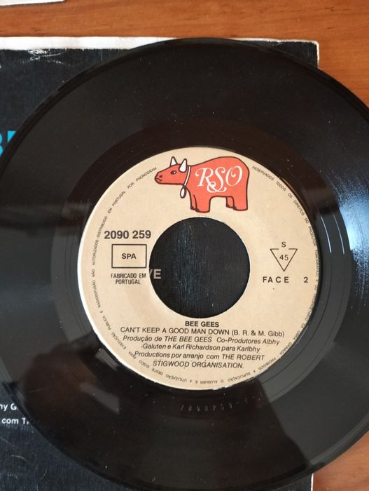 Lote de 3 singles Bee Gees