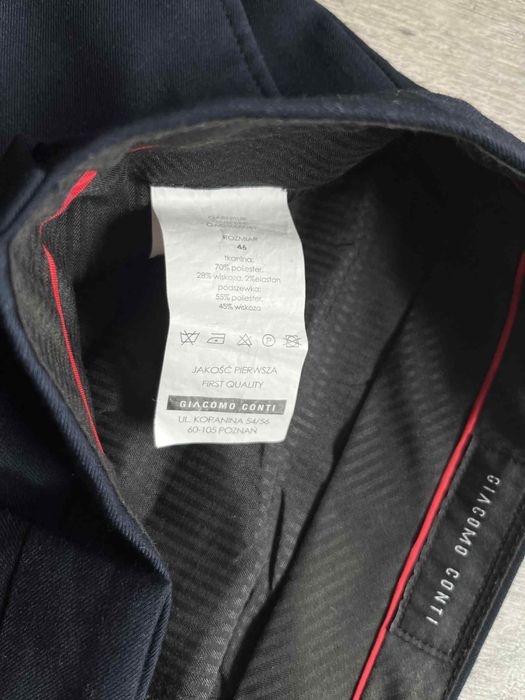 Garnitur Giacomo Conti  slim fit rozm.46