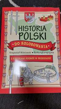 Wielka kolorowanka Hostoria Polski