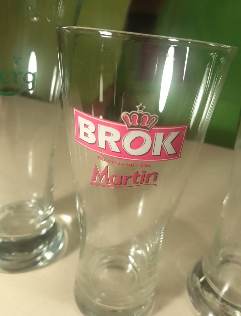 3 szklanki do piwa