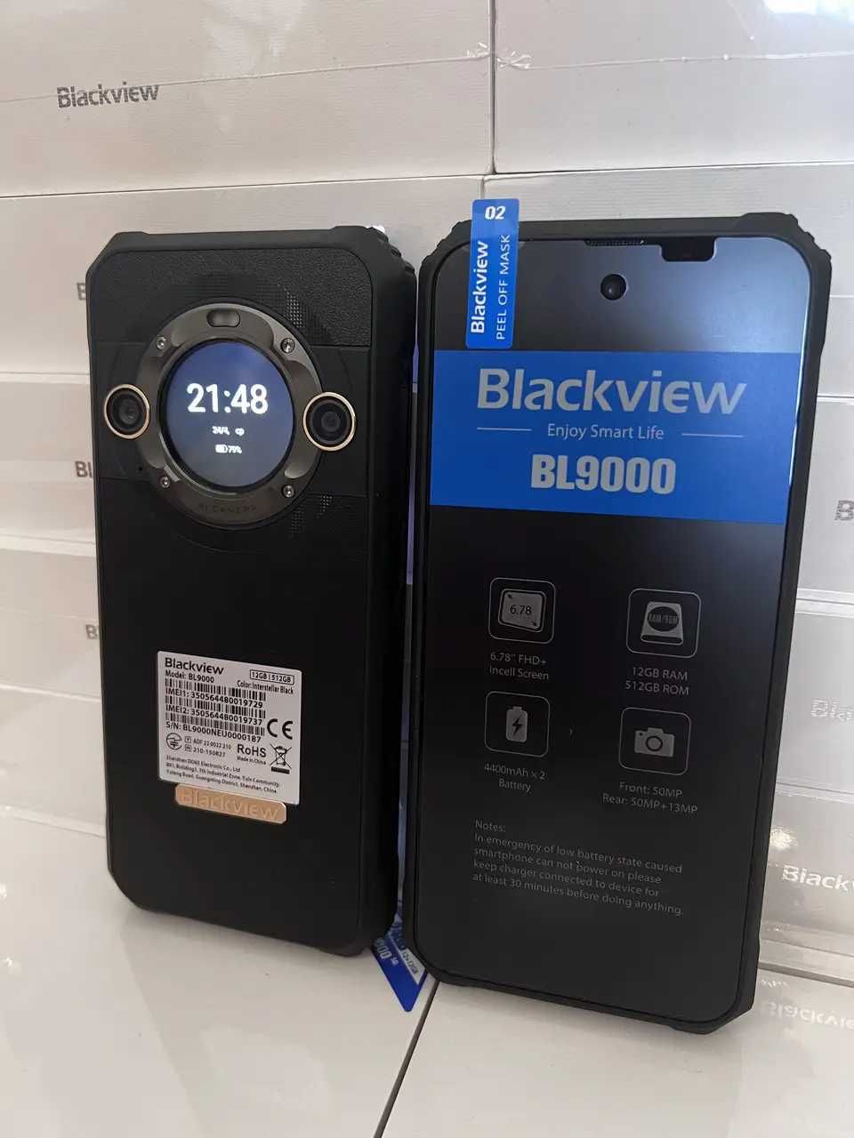 Защищенный смартфон Blackview BL9000 12/512Gb Black 120W 8800mAh 5G