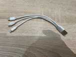 Rozdzielacz kabel USB 3w1 USB-C Micro-USB Iphone