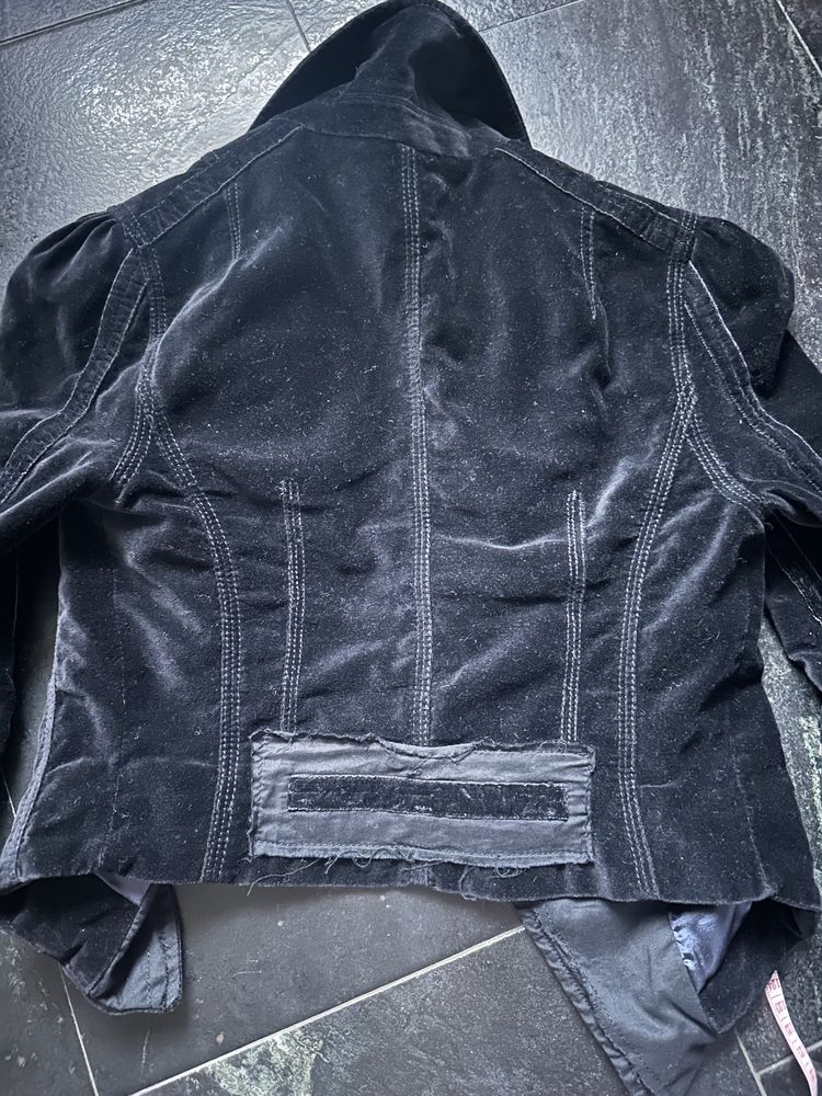 Aksamitny zakiet river island xs