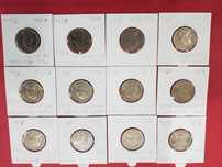 Moedas antigas portuguesas em alpaca.