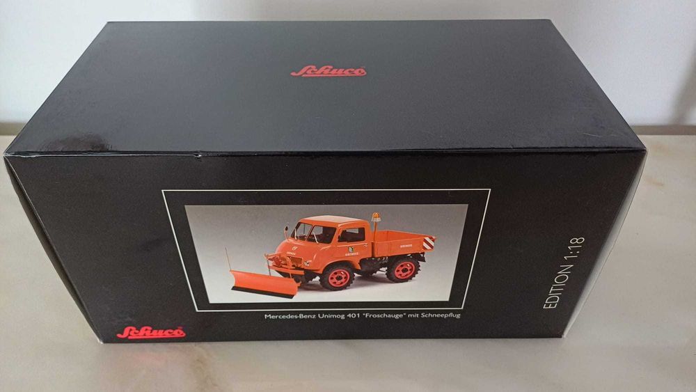 Miniatura Mercedes-Benz Unimog 401 "Froschauge" SHUCO Escala 1:18