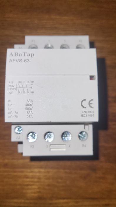 Контактор модульний АВаТар AFVS-63 63a 4 полюси 2NO + 2NC ST424