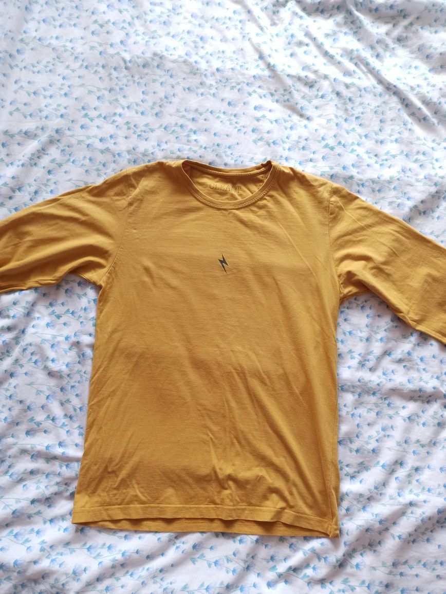 Bluzka t-shirt z długim rękawem Longsleeve Cleant męska bluza bluzka