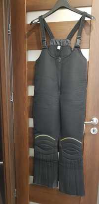 czarne spodnie narciarskie  S