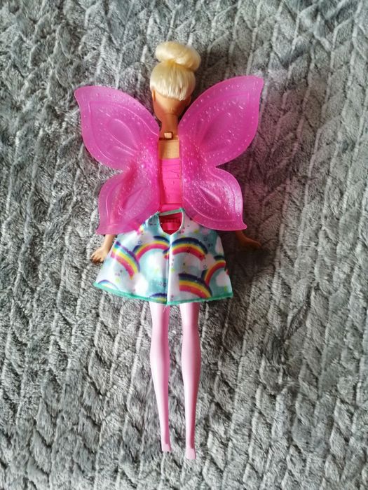 Lalka Barbie Wróżka Latające Skrzydełka