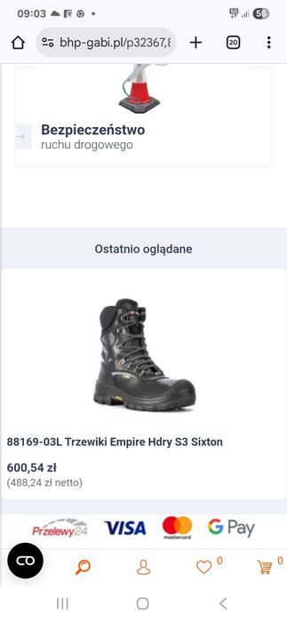 Buty robocze wysokie sixton 43