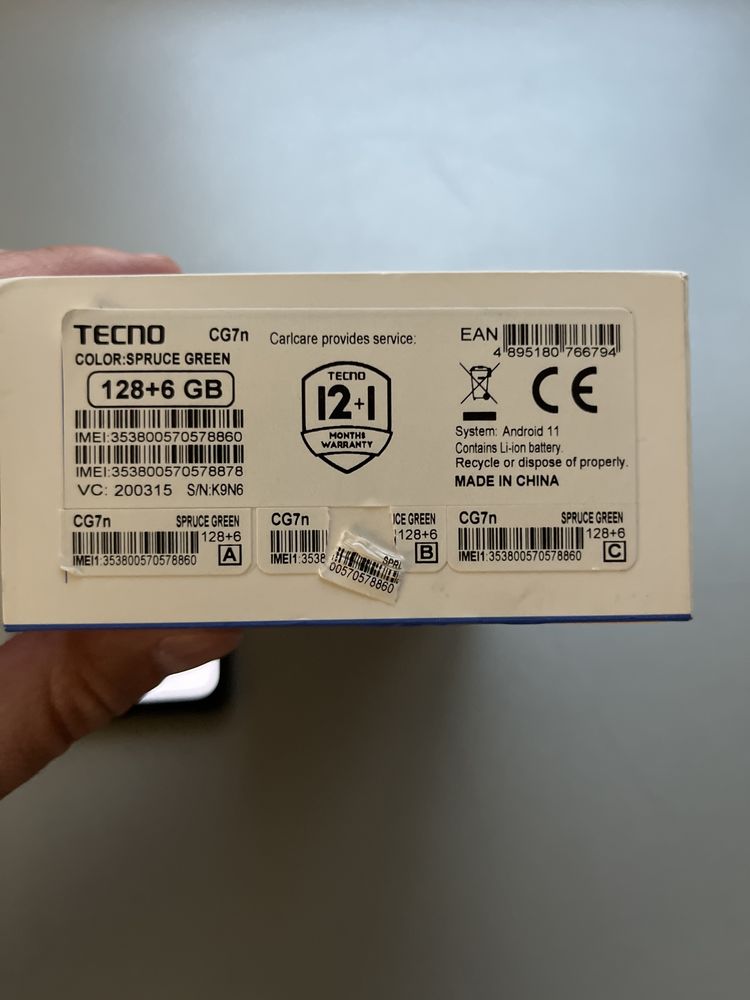 Tecno Camon 17P_CG7n _6/128