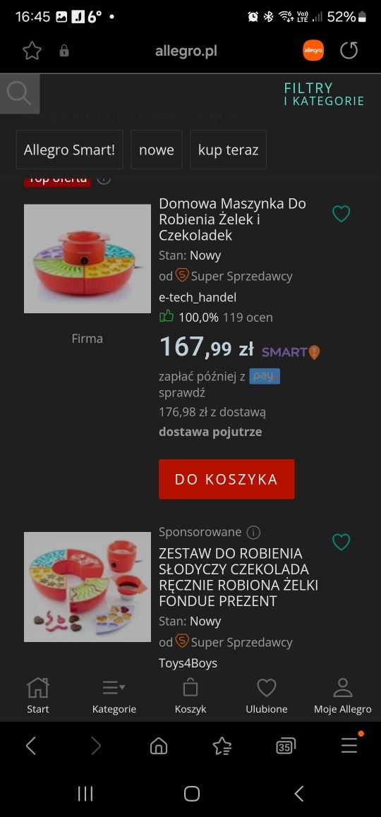 NOWA maszynka do robienia żelków i czekoladek domowe żelki