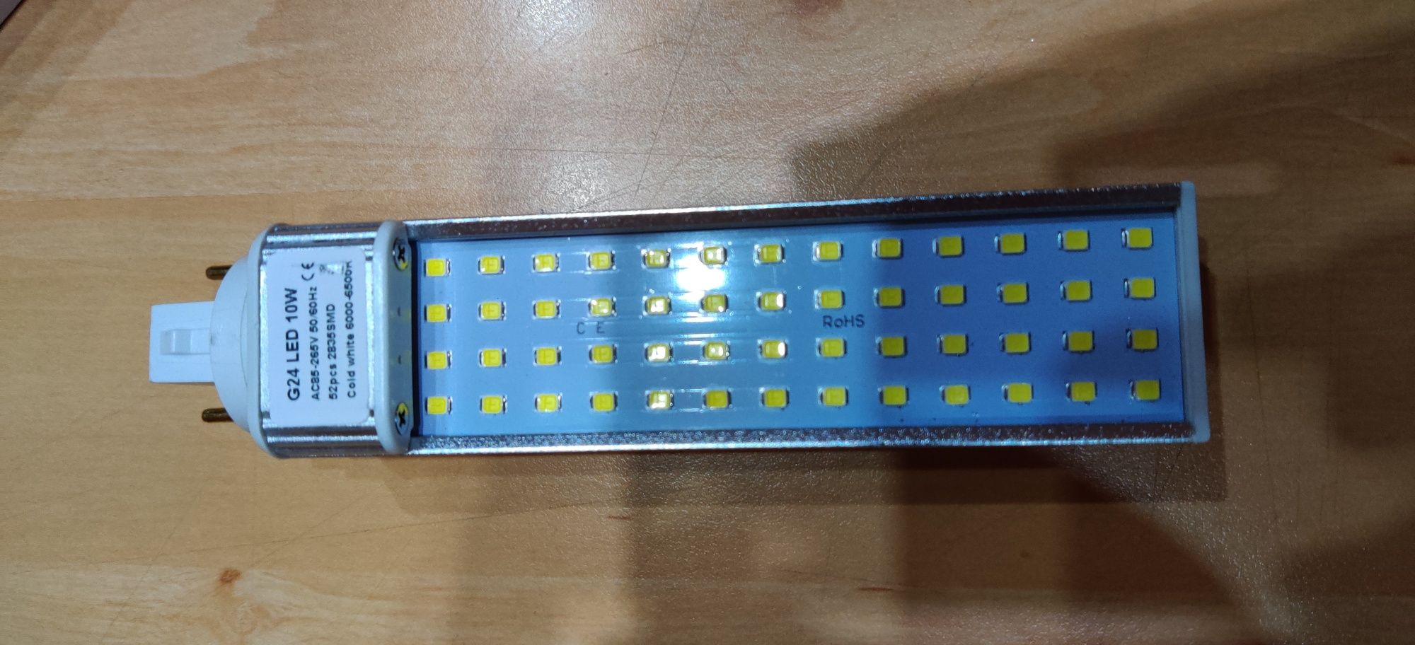 Lâmpada G24 LED 10 watt