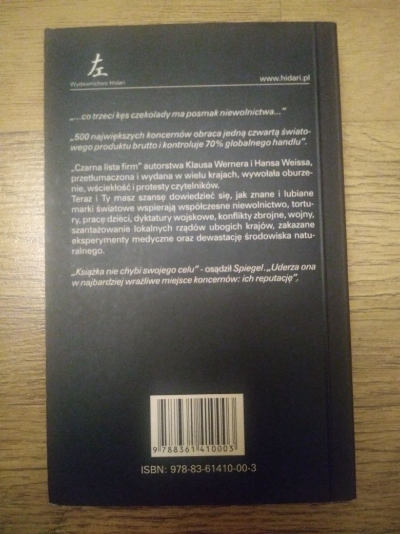 Klaus Werner, Hans Weiss - Czarna lista firm.