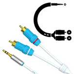 Chord C-JACK - Interkonekt Mini Jack - 2 RCA -  1M