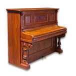 Pianino Julius Kreutzbach z XIX w.
