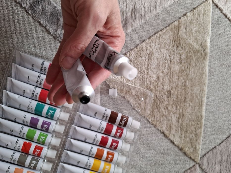 Farby akwarelowe 24 kolory Kayet