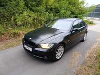 BMW E90 320d M47 163 KM 2006 r Automat Czarny Mat