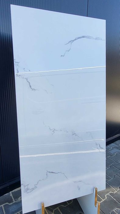 Płytki podłogowe ścienne gres poler Torreance White 60x120 Gat. 1