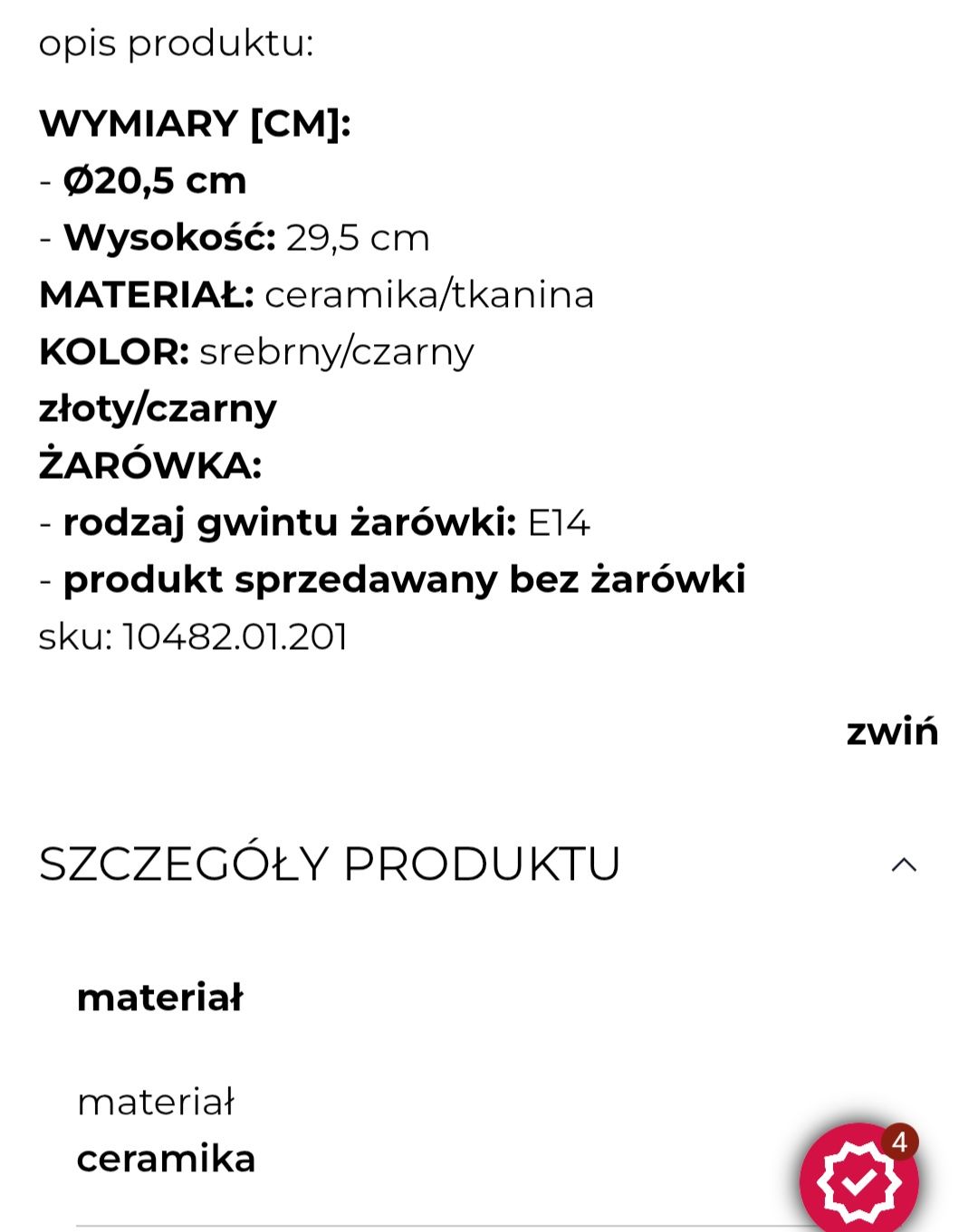 Lampka nocna KONSIMO FRAGI