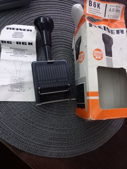 Numerator-Reiner-B6K.4.5mm.jak nowy..