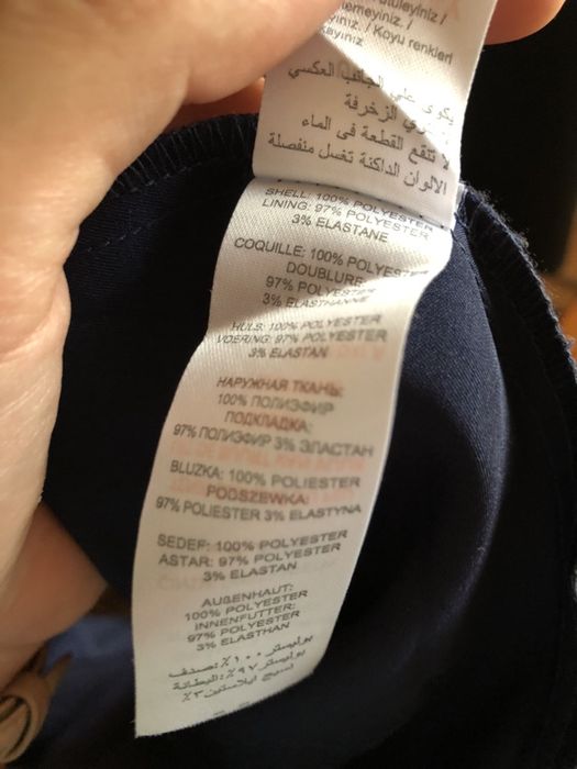 Sukienka suknia maxi Little Mistress 38 M granatowa wesele