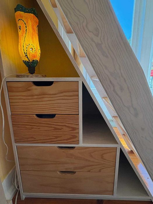 Cama mezzanine/beliche em madeira - Excelente estado