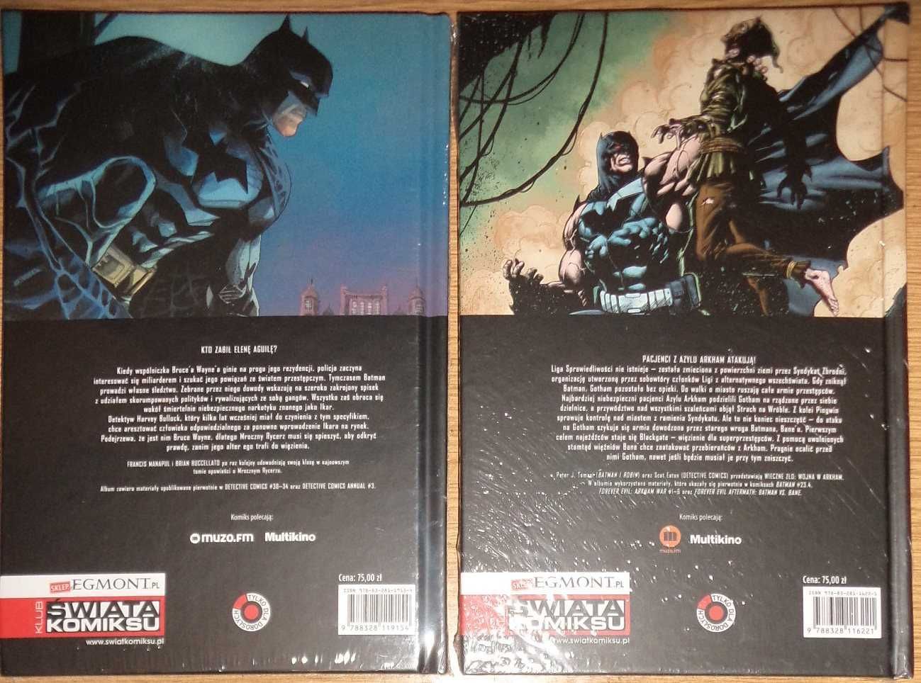 2x Batman komiks: Detective comics 6 +Wieczne zło Wojna w Arkham FOLIA