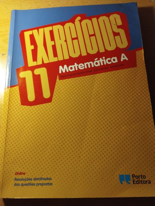Livro de exercícios de Matemática A de 11° ano