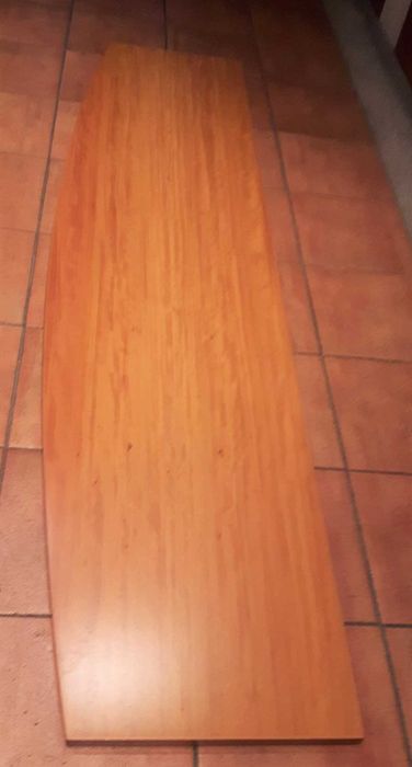 Tampo Altamira folheado a Nogueira com 204x50 cm