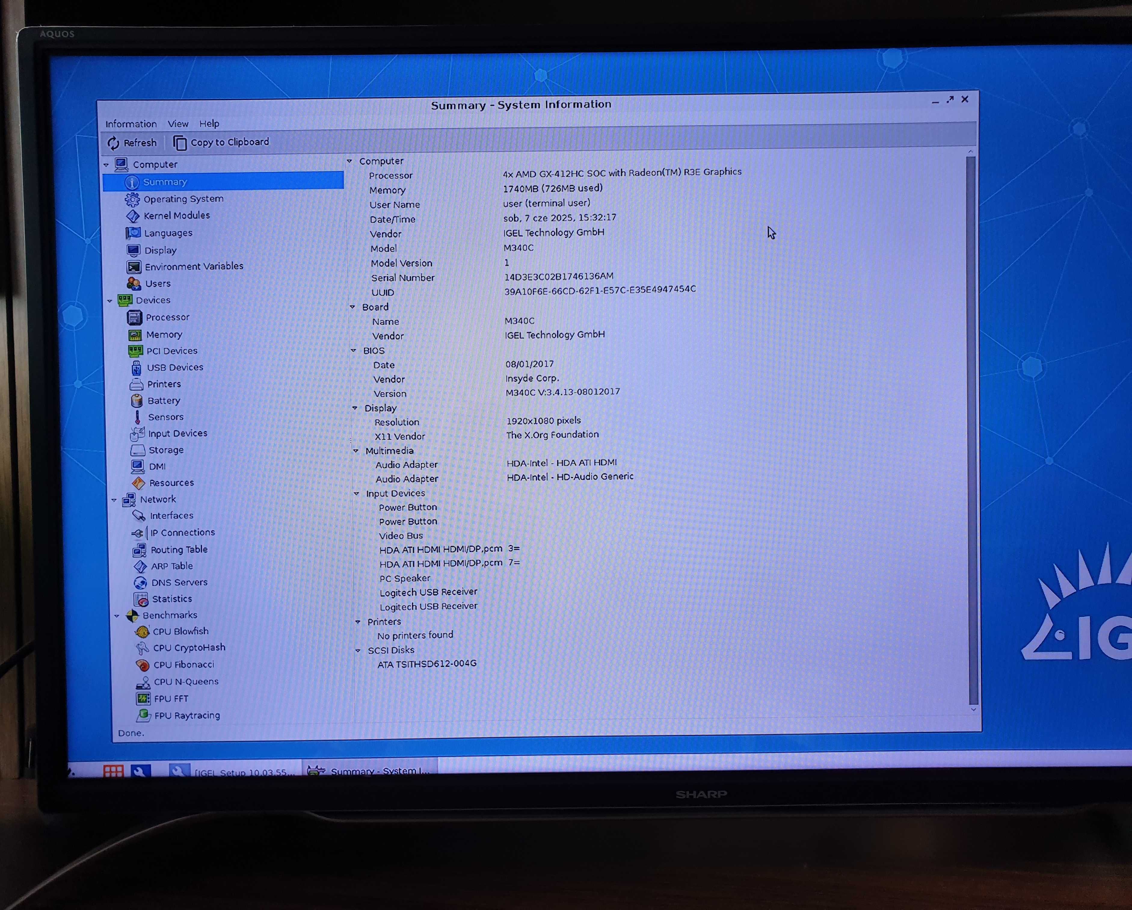 Terminal IGEL M340C