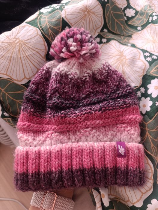 Czapka i komin, ciepłe, 4F