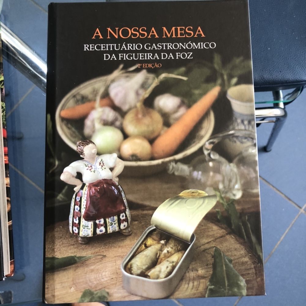 Livro culinaria  A nossa mesa Figueira da Foz